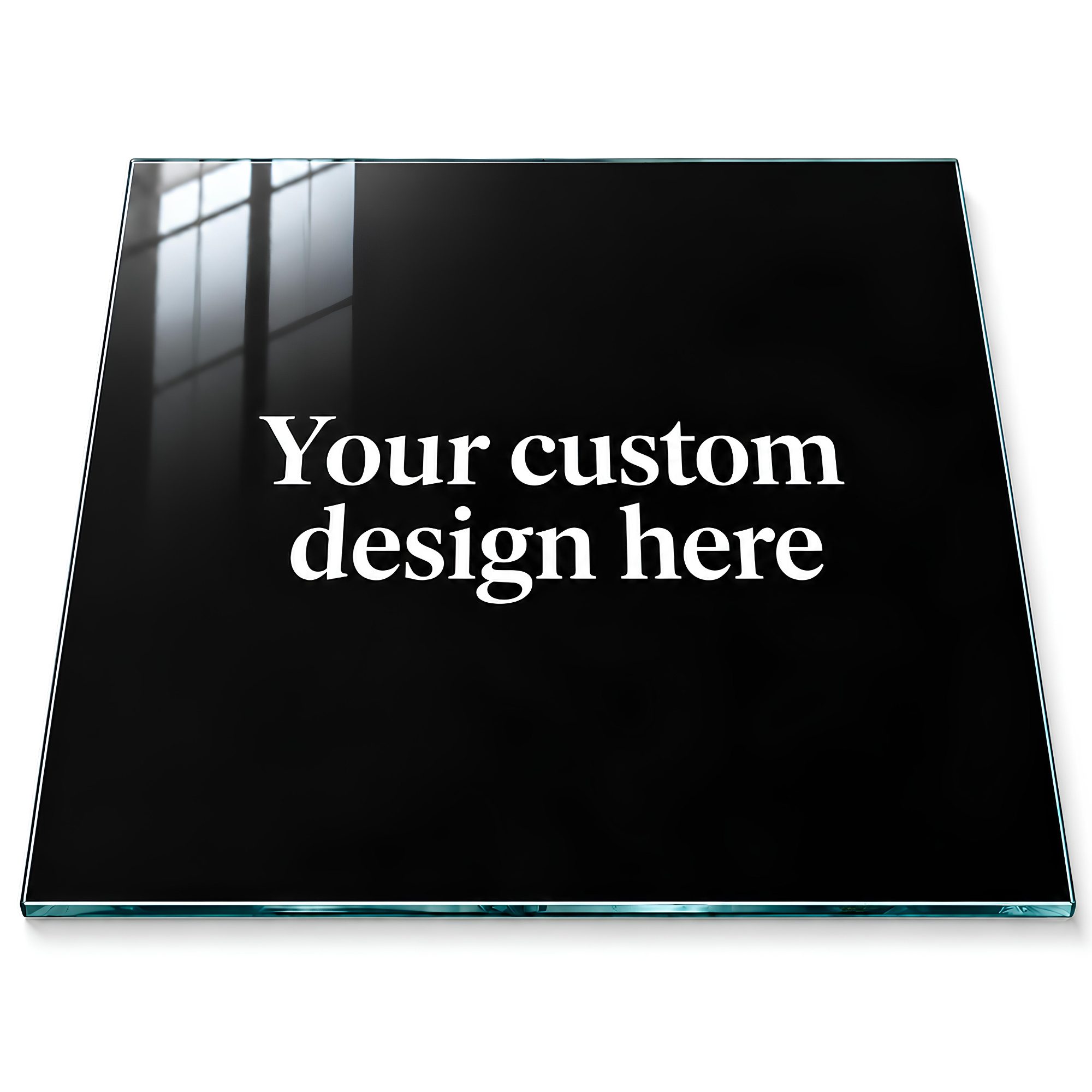 Custom Tempered Glass Chessboard – Upload Your Own Design | 12" & 16″ & 20″ Inches